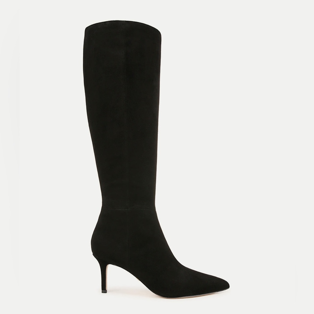 Veronica Beard Black Suede Lisa Boots